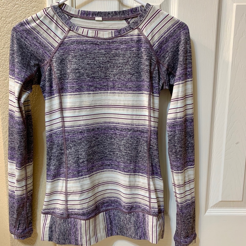 Lululemon Striped long sleeve